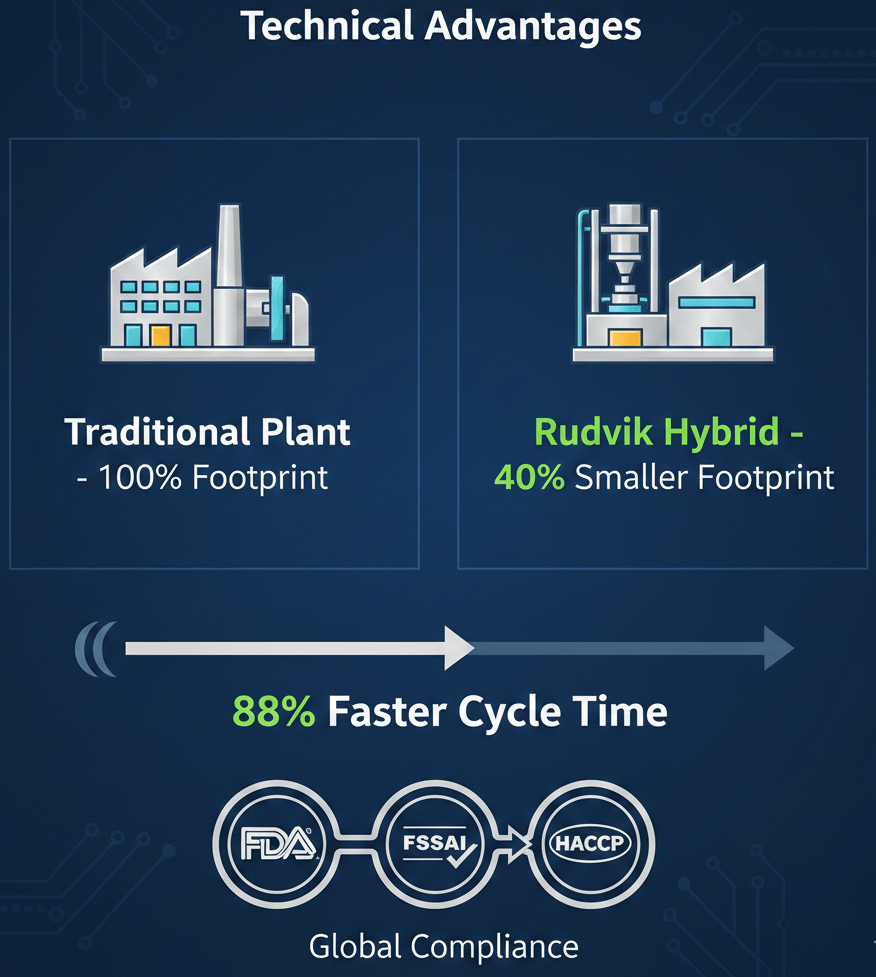 less footprint, global compliance